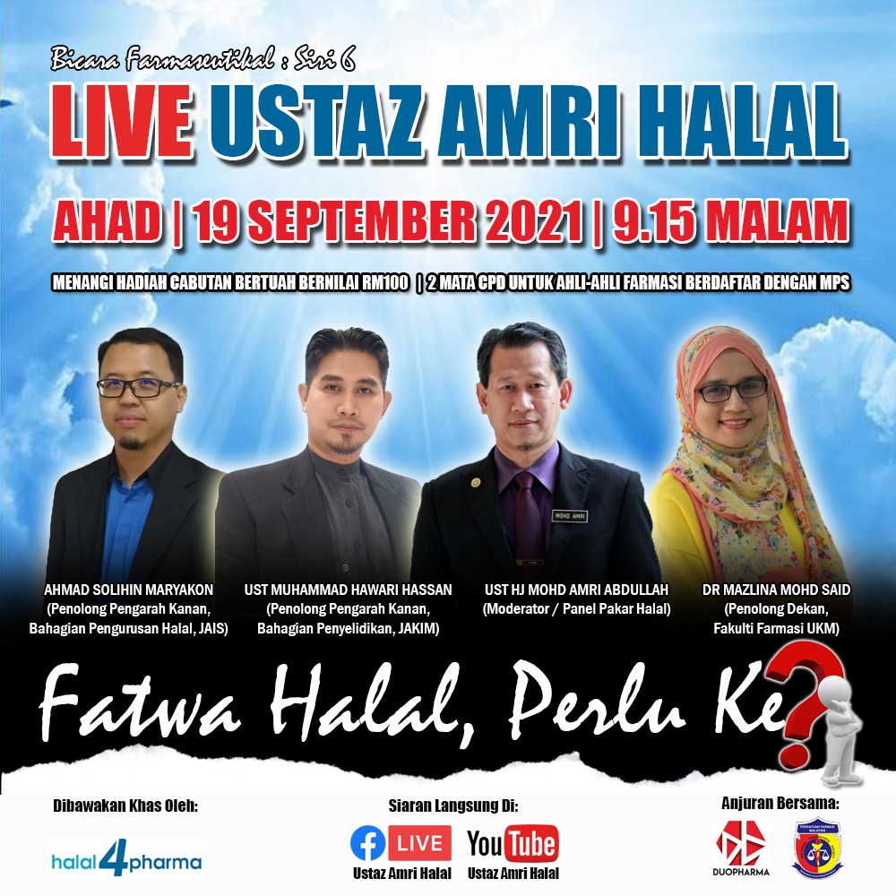SIRI 6 - FATWA HALAL, PERLU KE